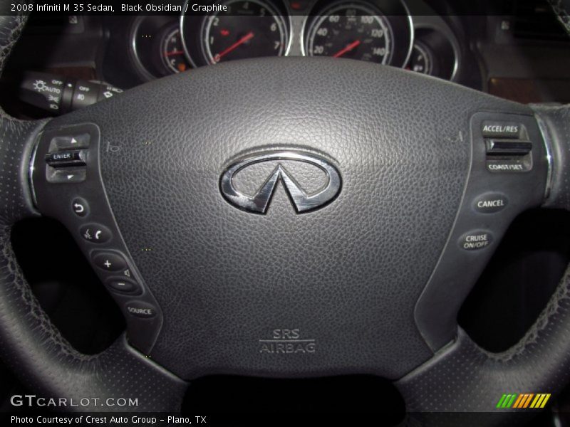 Black Obsidian / Graphite 2008 Infiniti M 35 Sedan