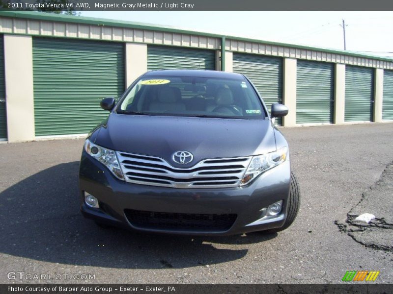 Magnetic Gray Metallic / Light Gray 2011 Toyota Venza V6 AWD