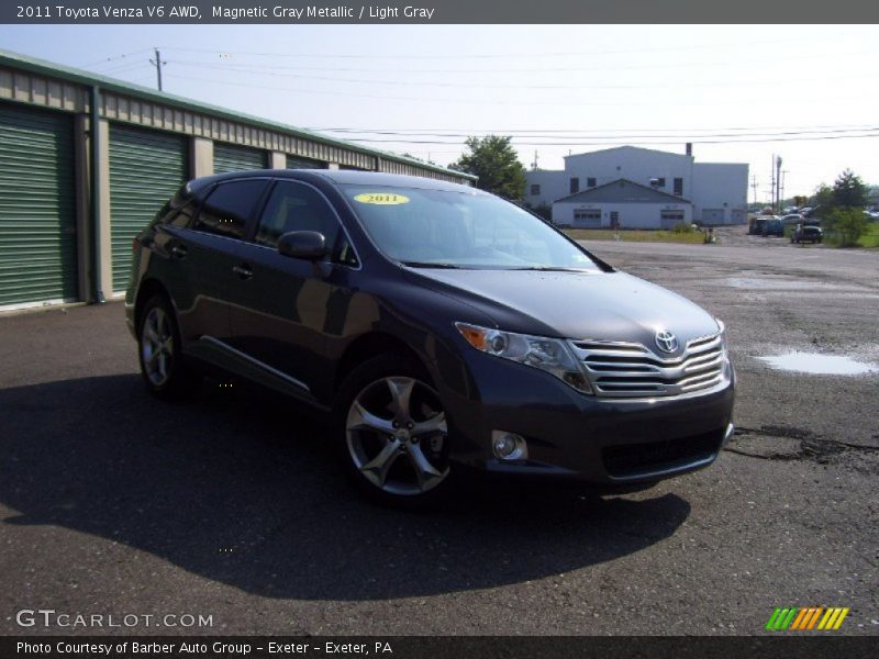 Magnetic Gray Metallic / Light Gray 2011 Toyota Venza V6 AWD