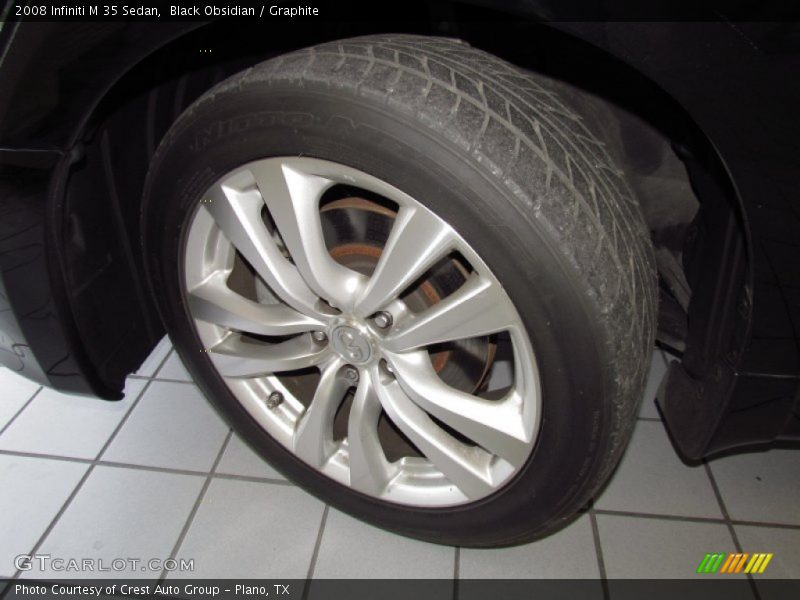 Black Obsidian / Graphite 2008 Infiniti M 35 Sedan