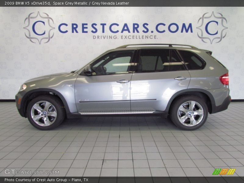 Space Grey Metallic / Grey Nevada Leather 2009 BMW X5 xDrive35d