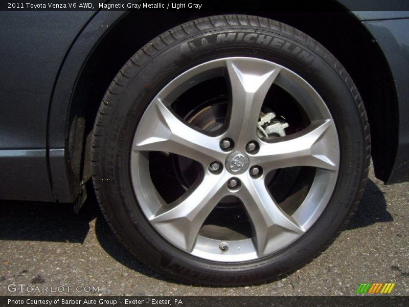 Magnetic Gray Metallic / Light Gray 2011 Toyota Venza V6 AWD
