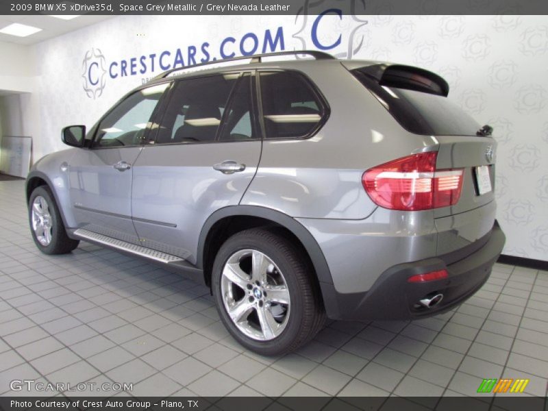 Space Grey Metallic / Grey Nevada Leather 2009 BMW X5 xDrive35d