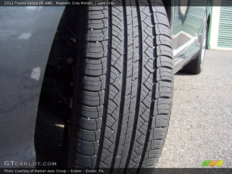 Magnetic Gray Metallic / Light Gray 2011 Toyota Venza V6 AWD
