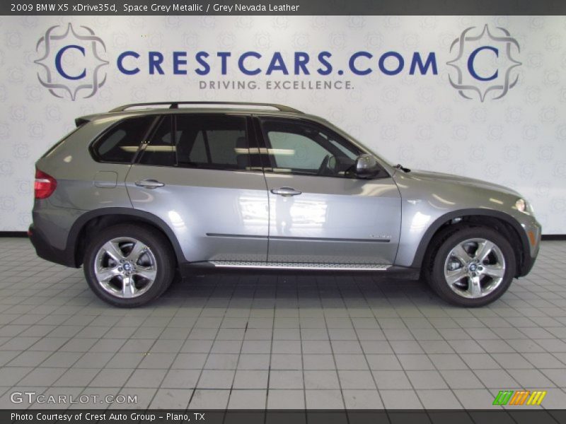 Space Grey Metallic / Grey Nevada Leather 2009 BMW X5 xDrive35d