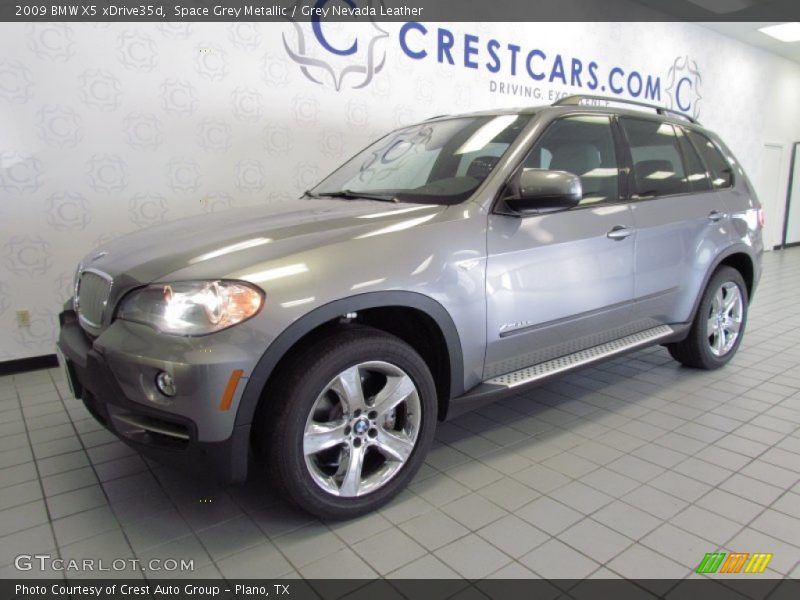 Space Grey Metallic / Grey Nevada Leather 2009 BMW X5 xDrive35d