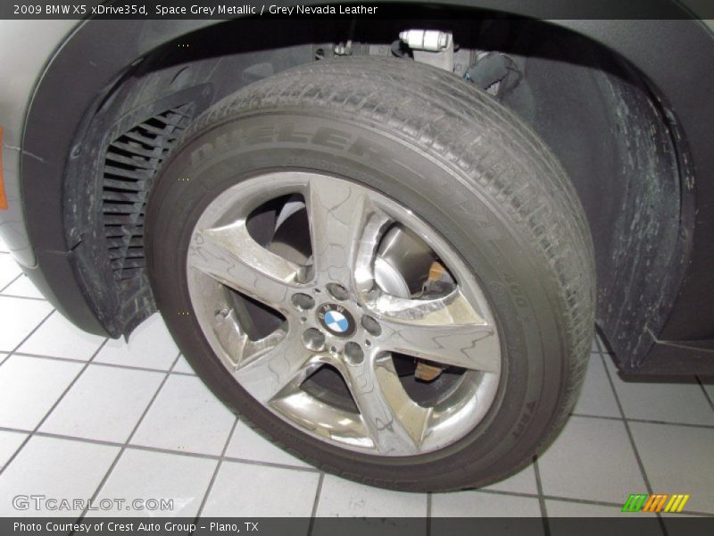 Space Grey Metallic / Grey Nevada Leather 2009 BMW X5 xDrive35d