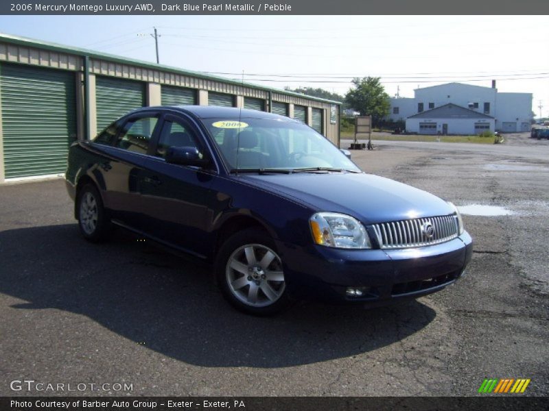 Dark Blue Pearl Metallic / Pebble 2006 Mercury Montego Luxury AWD