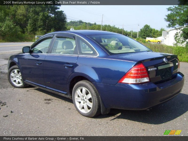 Dark Blue Pearl Metallic / Pebble 2006 Mercury Montego Luxury AWD