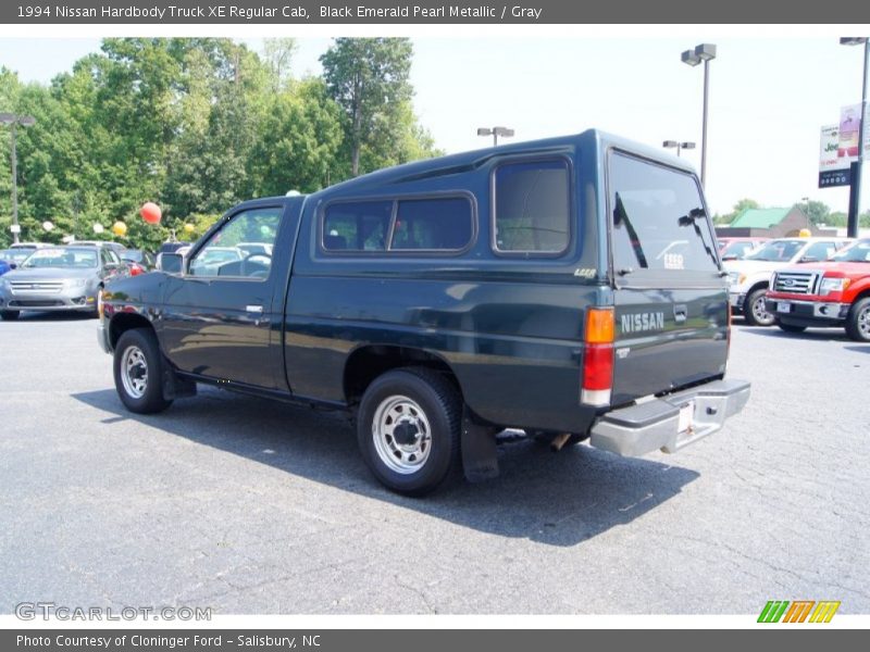 Black Emerald Pearl Metallic / Gray 1994 Nissan Hardbody Truck XE Regular Cab