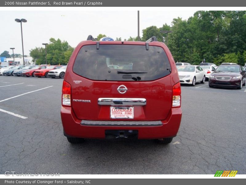 Red Brawn Pearl / Graphite 2006 Nissan Pathfinder S