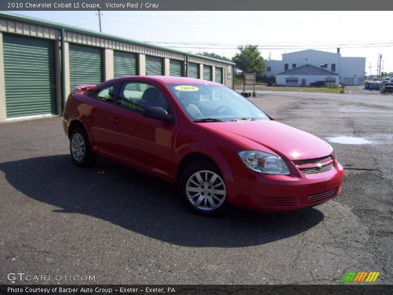 Victory Red / Gray 2010 Chevrolet Cobalt LS Coupe