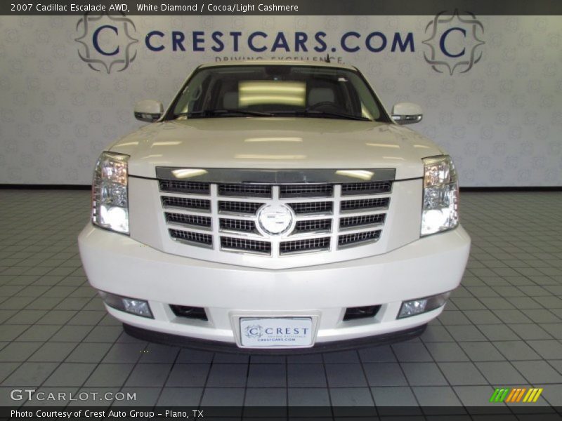 White Diamond / Cocoa/Light Cashmere 2007 Cadillac Escalade AWD