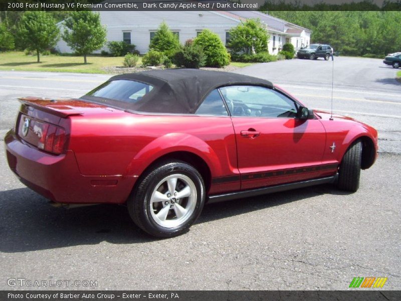 Dark Candy Apple Red / Dark Charcoal 2008 Ford Mustang V6 Premium Convertible