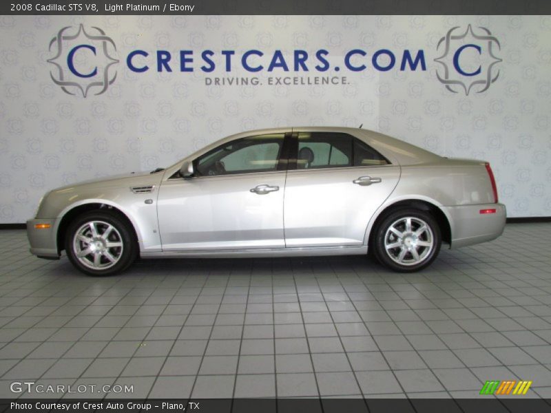 Light Platinum / Ebony 2008 Cadillac STS V8