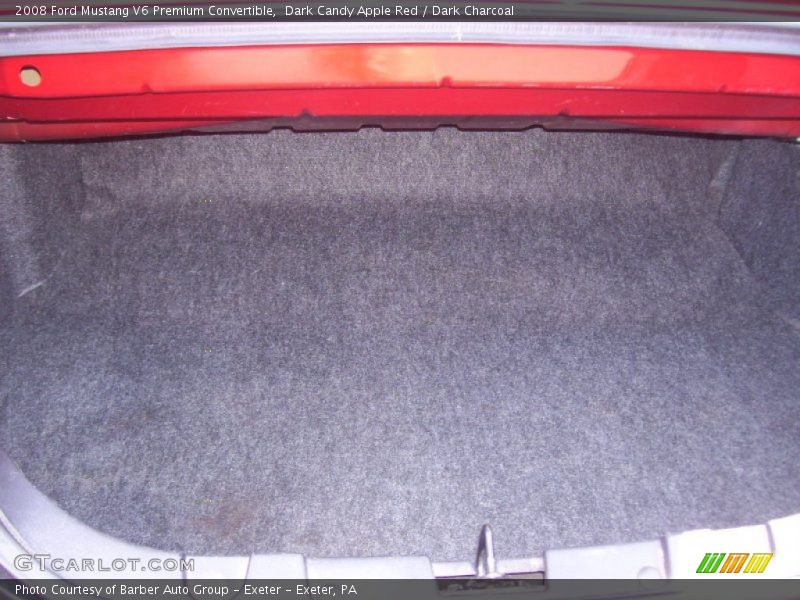 Dark Candy Apple Red / Dark Charcoal 2008 Ford Mustang V6 Premium Convertible