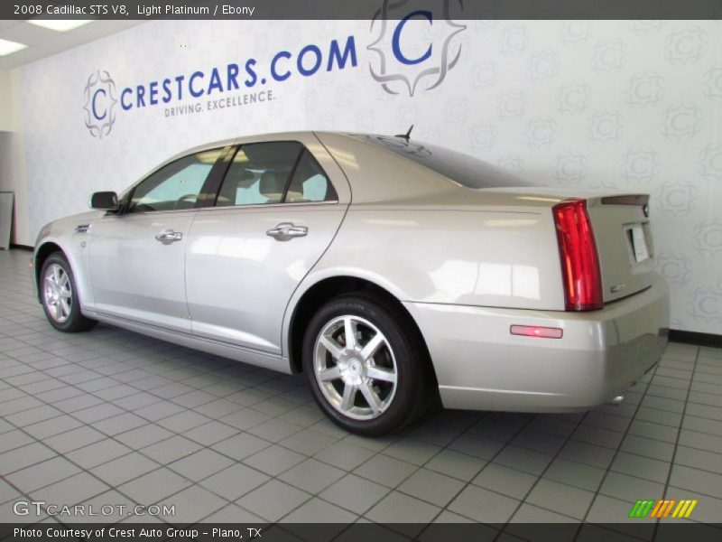 Light Platinum / Ebony 2008 Cadillac STS V8