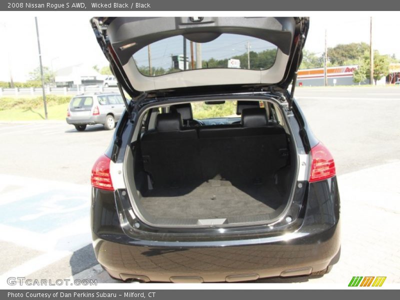 Wicked Black / Black 2008 Nissan Rogue S AWD