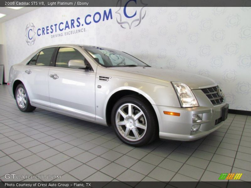 Light Platinum / Ebony 2008 Cadillac STS V8