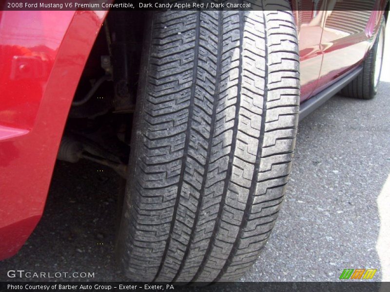 Dark Candy Apple Red / Dark Charcoal 2008 Ford Mustang V6 Premium Convertible