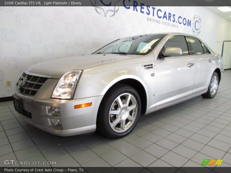 Light Platinum / Ebony 2008 Cadillac STS V8