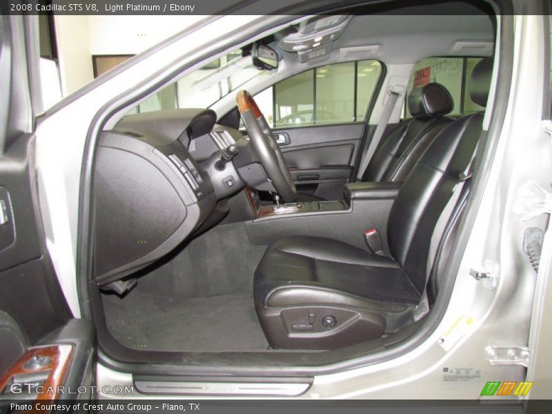 Light Platinum / Ebony 2008 Cadillac STS V8