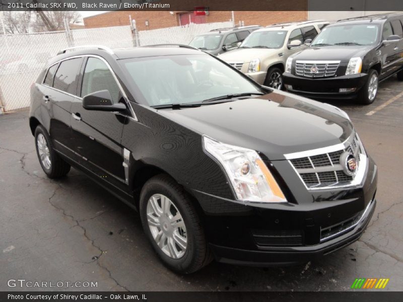 Black Raven / Ebony/Titanium 2011 Cadillac SRX FWD