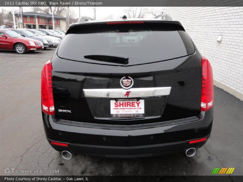 Black Raven / Ebony/Titanium 2011 Cadillac SRX FWD