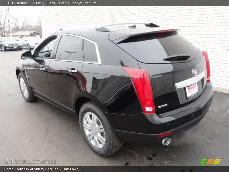 Black Raven / Ebony/Titanium 2011 Cadillac SRX FWD