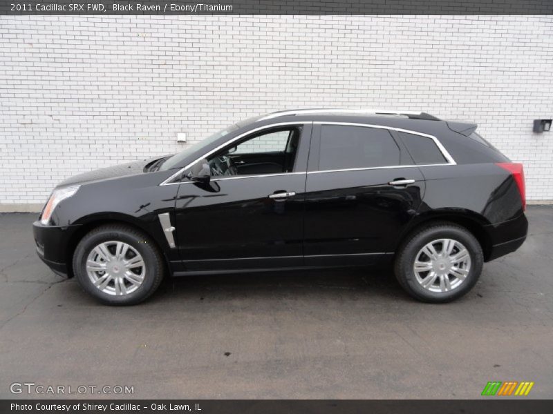 Black Raven / Ebony/Titanium 2011 Cadillac SRX FWD