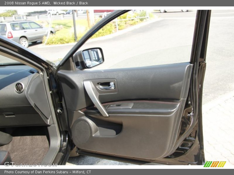 Wicked Black / Black 2008 Nissan Rogue S AWD