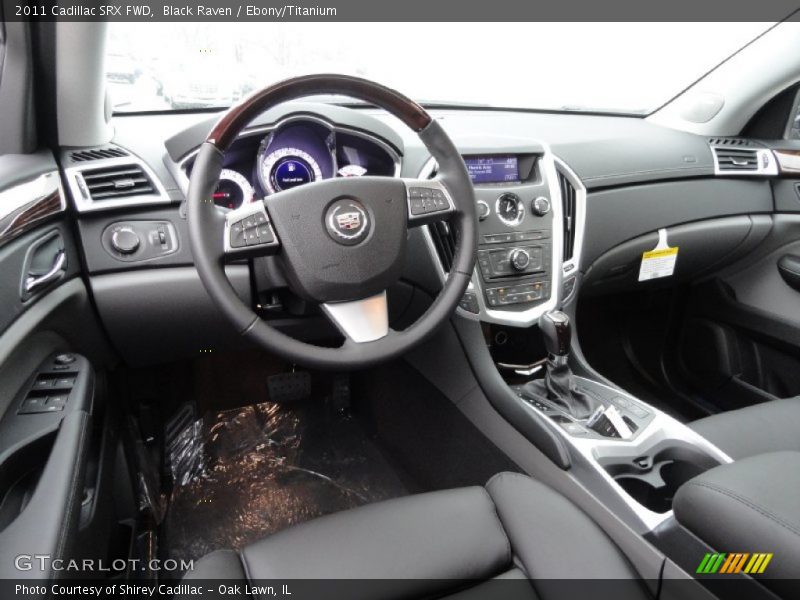 Black Raven / Ebony/Titanium 2011 Cadillac SRX FWD