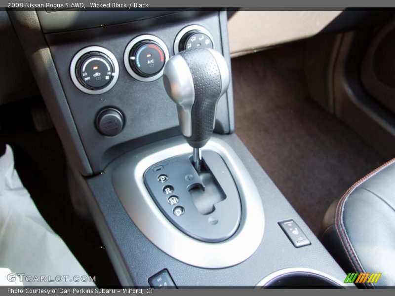 Wicked Black / Black 2008 Nissan Rogue S AWD