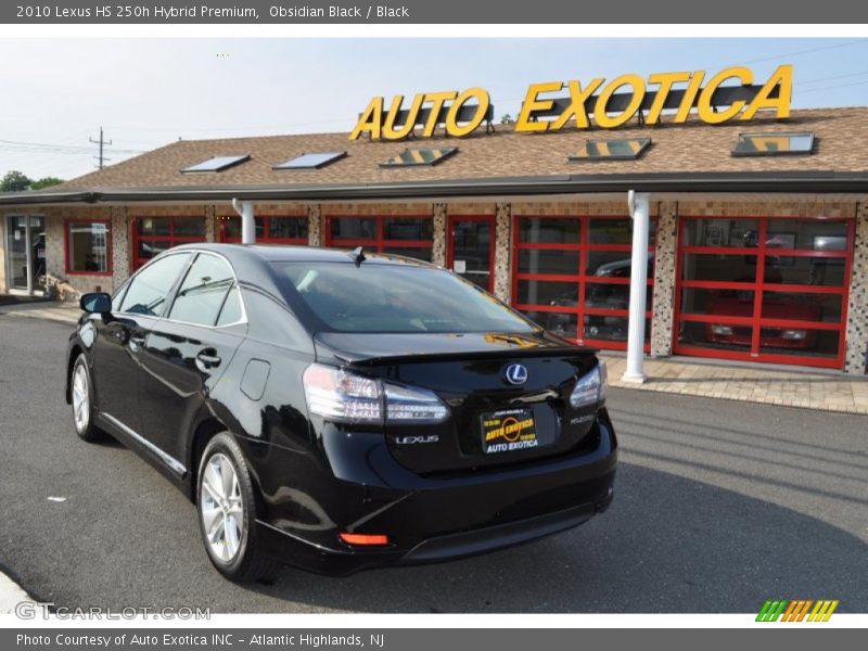 Obsidian Black / Black 2010 Lexus HS 250h Hybrid Premium
