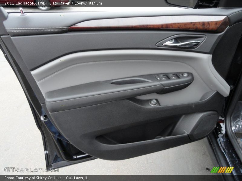Black Raven / Ebony/Titanium 2011 Cadillac SRX FWD