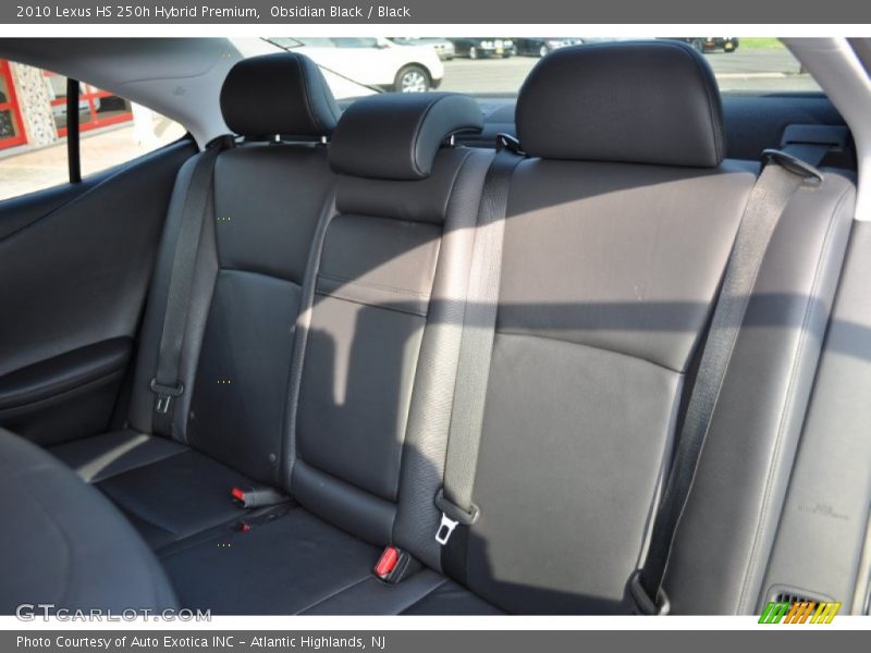 Obsidian Black / Black 2010 Lexus HS 250h Hybrid Premium