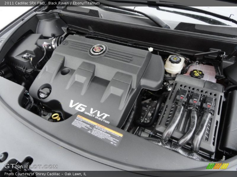 Black Raven / Ebony/Titanium 2011 Cadillac SRX FWD