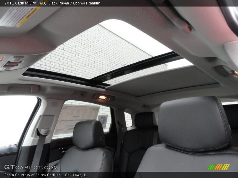 Black Raven / Ebony/Titanium 2011 Cadillac SRX FWD