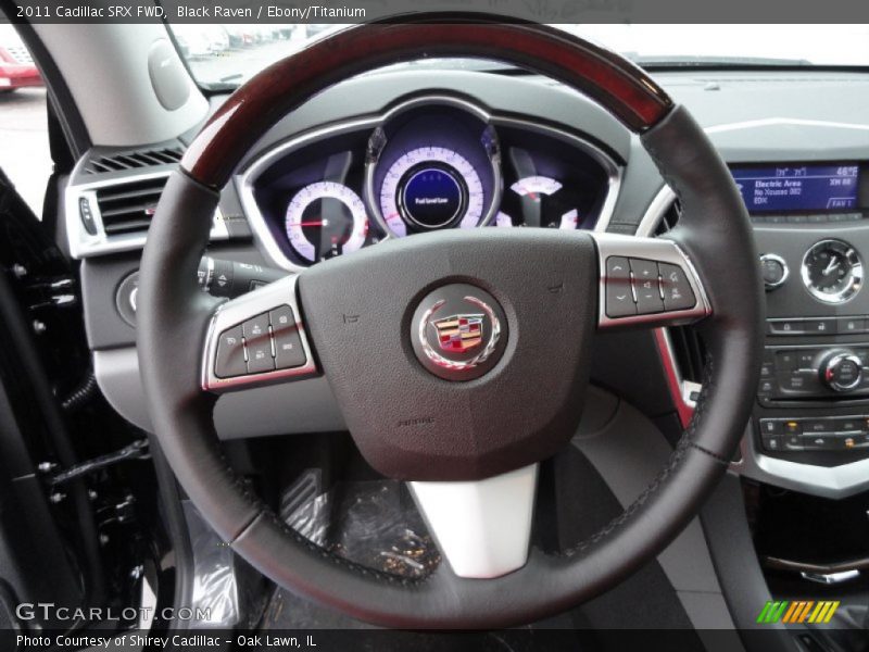 Black Raven / Ebony/Titanium 2011 Cadillac SRX FWD