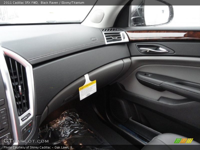 Black Raven / Ebony/Titanium 2011 Cadillac SRX FWD