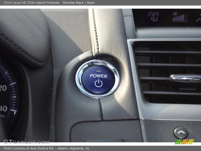 Obsidian Black / Black 2010 Lexus HS 250h Hybrid Premium