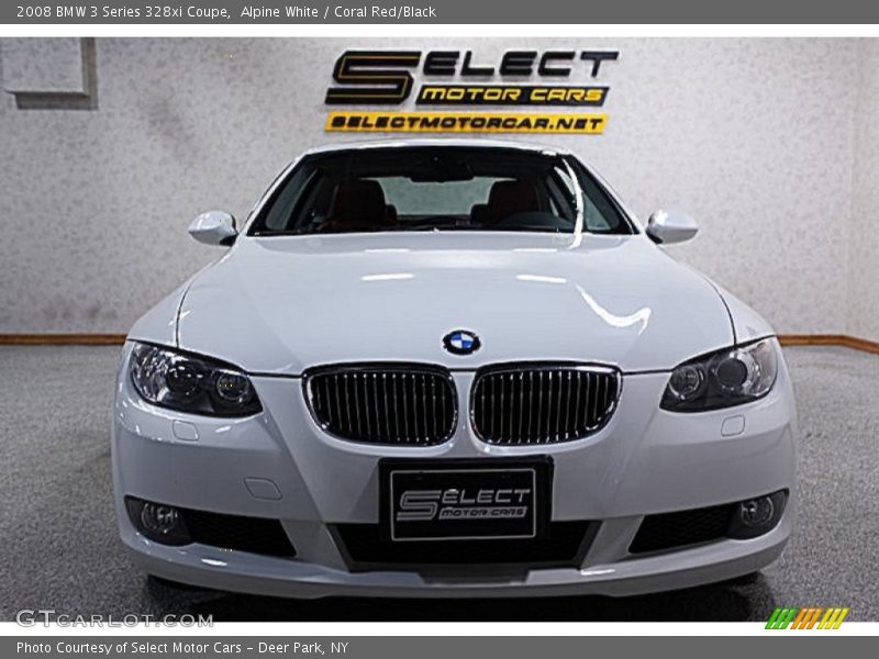 Alpine White / Coral Red/Black 2008 BMW 3 Series 328xi Coupe