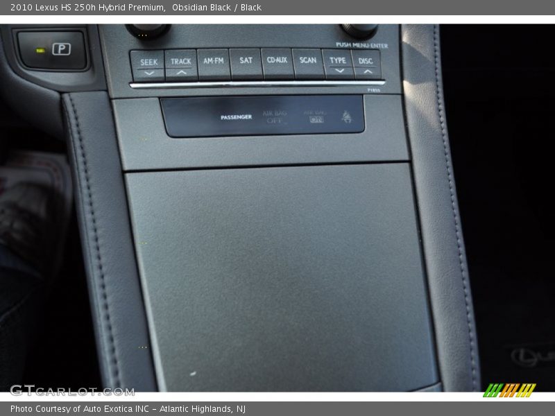 Obsidian Black / Black 2010 Lexus HS 250h Hybrid Premium