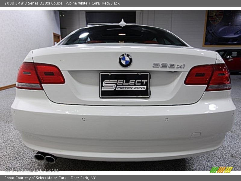 Alpine White / Coral Red/Black 2008 BMW 3 Series 328xi Coupe