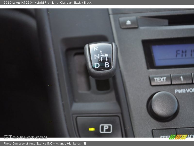 Obsidian Black / Black 2010 Lexus HS 250h Hybrid Premium