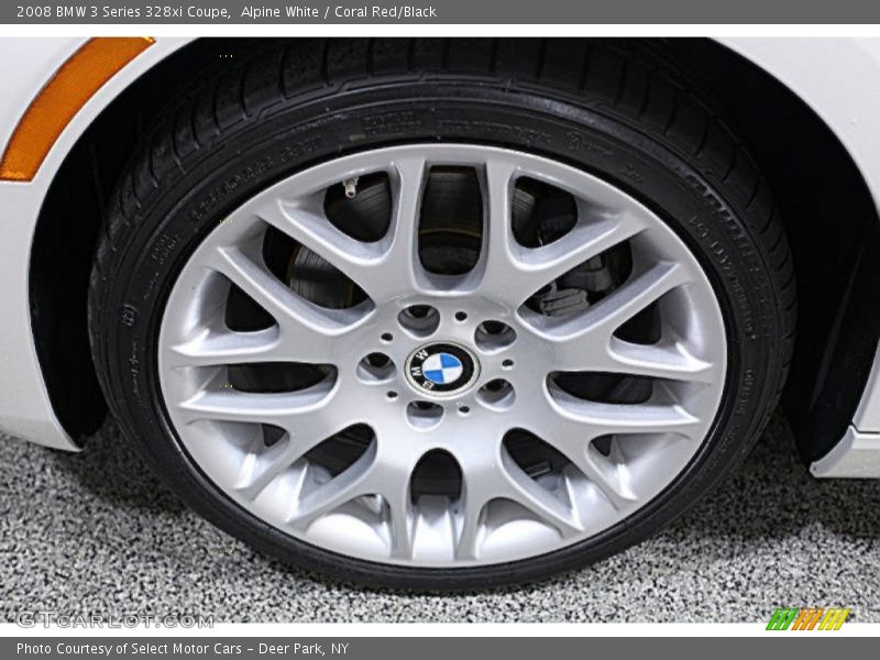 Alpine White / Coral Red/Black 2008 BMW 3 Series 328xi Coupe