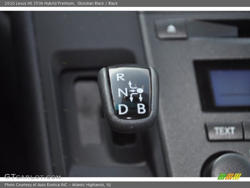 Obsidian Black / Black 2010 Lexus HS 250h Hybrid Premium
