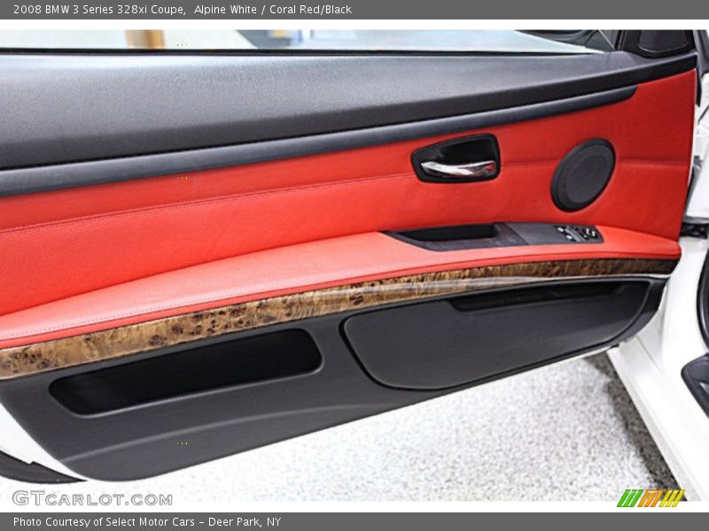 Alpine White / Coral Red/Black 2008 BMW 3 Series 328xi Coupe