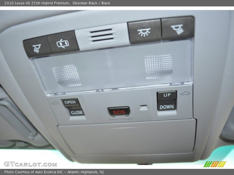 Obsidian Black / Black 2010 Lexus HS 250h Hybrid Premium