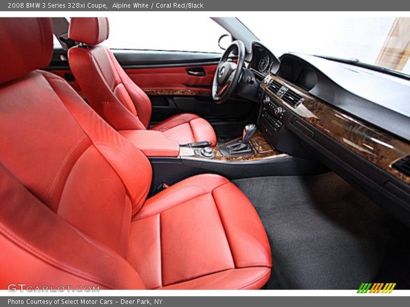 Alpine White / Coral Red/Black 2008 BMW 3 Series 328xi Coupe